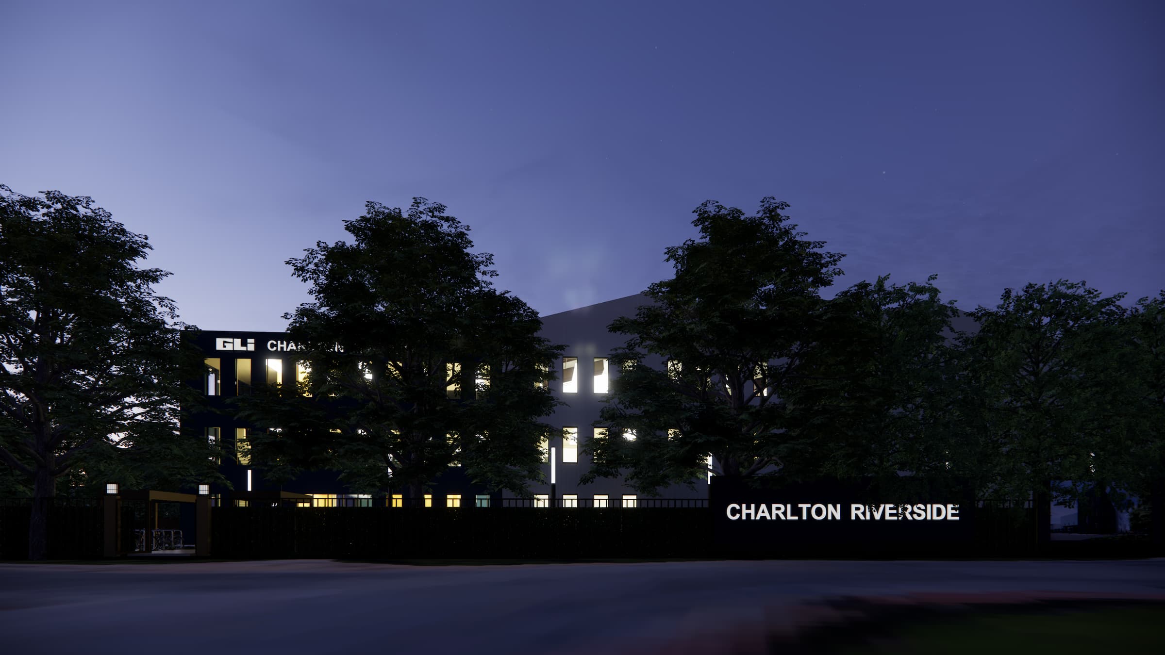 CGI showing a view of the proposed development from Anchor and Hope Lane.