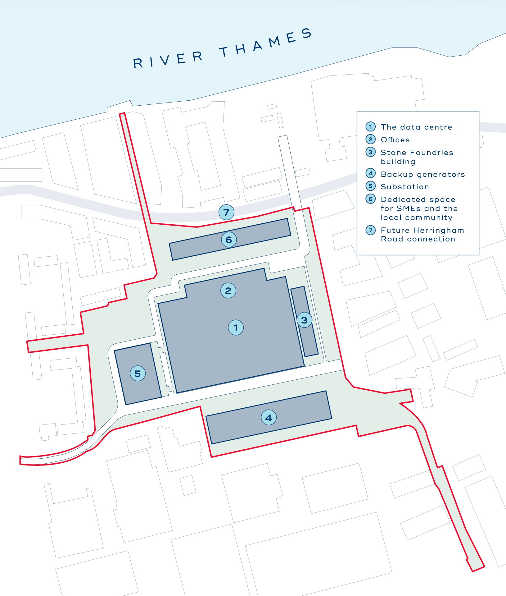 Proposed site map for the development.